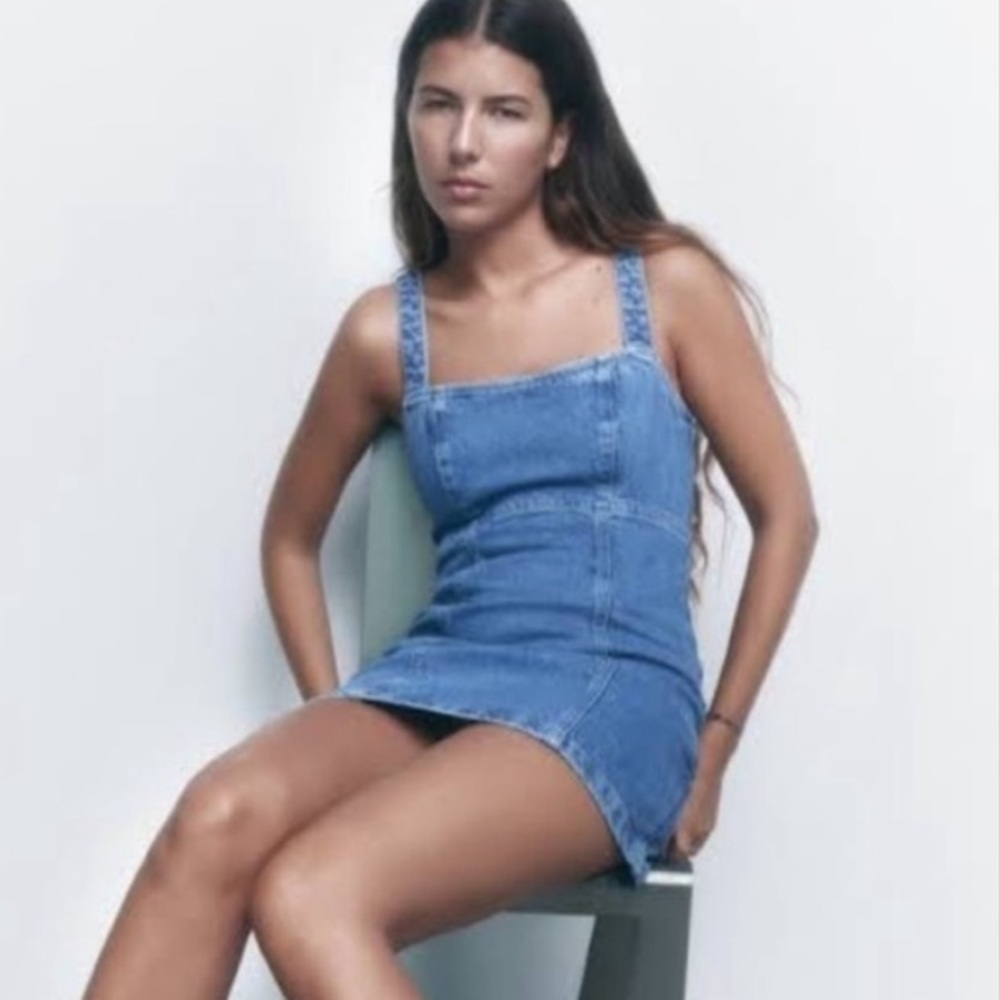 Zara Denim Mini Dress